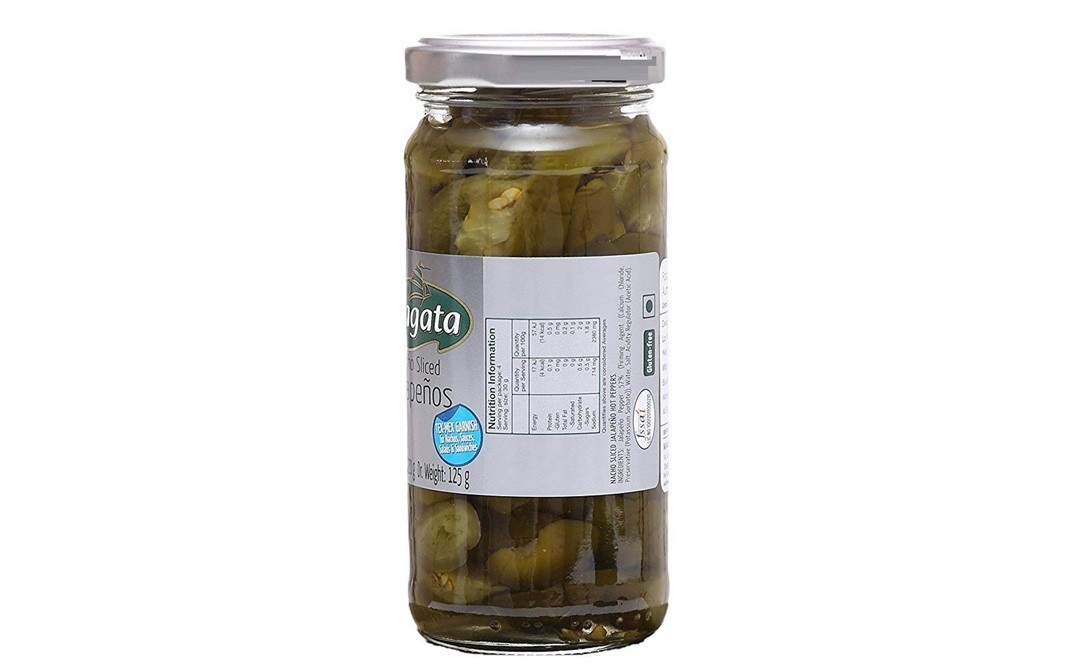 Fragata Nacho Sliced Jalapeños    Glass Jar  220 grams